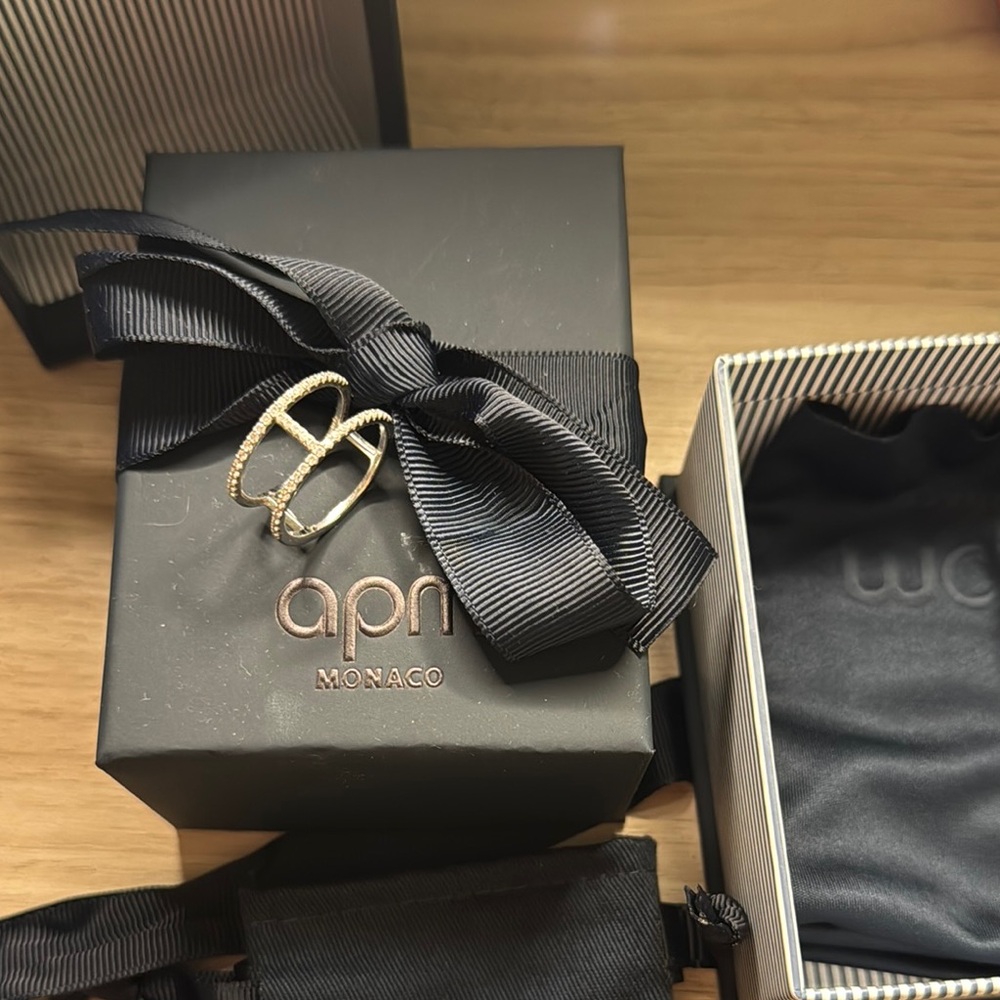 Apm Monaco DOUBLE LINE RING - Picture 3 of 7
